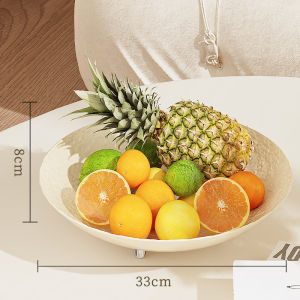 Elegant Fruit Tray Dessert Stand Living Room Coffee Table Home Use Salad Bowl Nut Dry Fruit Snack Display Plate Plastic Material