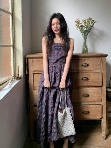 Mixd | Vintage Plaid Sleeveless Maxi Dress for Women