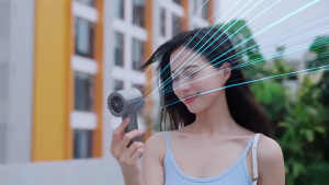 100 speed settings Portable handheld fan with 10 times stronger wind power USB charging cooling pad and outdoor handheld fan.