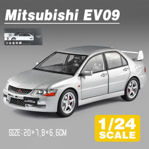 LEO 1:24 Mitsubishi Lancer EVO IX Diecast Model Car Alloy Cars Toys Collection Gift For Kids Boy Girl
