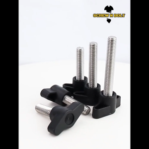 น็อต ลูกบิด ด้ามจับ มือหมุน ตัวที T สแตนเลส 304 กว้าง 35-40 มม. M5 M6 M8 / T GRIP KNOB BOLT SUS304
