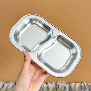 Childrens 304 Stainless Steel Food Grade Dinner Plate Small Capacity Ins Style Baby Feeding Bowl Anti-Bacterial Matte Finish