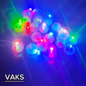 Combo 5 Quả cầu bi led mini - 7 MÀU có chớp – Trang trí đồ thủ công handmade lung linh