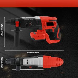 Model 28 Rotary Hammer Drill For Mi.lwaukee M18 2.6J Hammer Drill 360° Rotating Handle SDS-Plus Chuck Brushless Motor