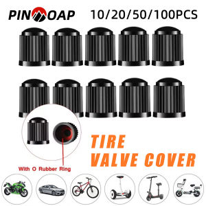 PINMOAP Bicycle Nozzle Cap Tire Valve Cover With Built-In Gasket For Strong Sealing Suitable For Cars Bicycles And Trucks