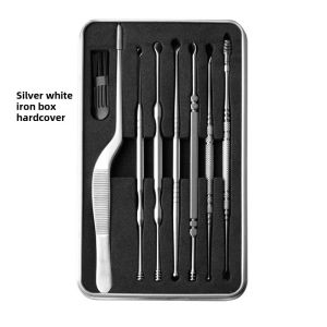 Japan Earpick Suit Silicone Ear Pick Artifact Double Head Ear Pick Soft Head Spiral Digging Ear Shit Ear Picking Tools