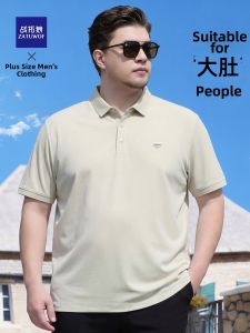 ZATUWOF | Summer Light Business Casual Short Sleeve Polo T-Shirt Plus Size