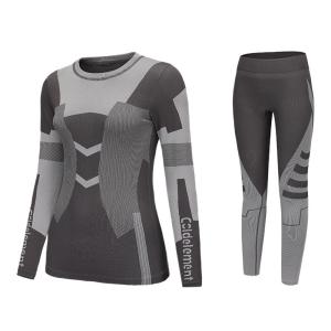 COLDELEMENT | ชุดกีฬา Snow Skiing Quick Dry สำหรับผู้ชายและผู้หญิง ชุดกีฬาอุ่นและระบายเหงื่อแบบถักด้วยผ้าฝ้ายโพลีเอสเตอร์ สวมใส่สบาย แห้งเร็ว