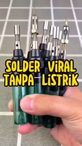 Solder Pena Gas Iron Welding Tool Solder Portabel Pencil Torch Las Kecil Pencil Soldering Iron Kit Tools Blower