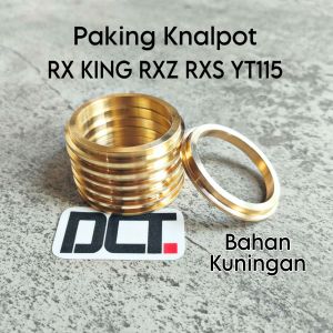 Paking Perpak Knalpot Rx King Rxz Rx Special Yt115 Bahan Kuningan Padat Paking Knalpot Rx King Rxz Rx Special Yt115 Bahan Kuningan Padat
