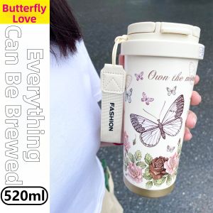 BIZE | Ceramic Lined Aesthetic Large Capacity Vacuum Flask