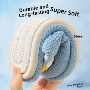 MONLEYTA | German Childrens Cotton Slippers Professional Anti-Slip Soft Bottom Boys And Girls Indoor Home Large Baby Breathable Cotton Linen