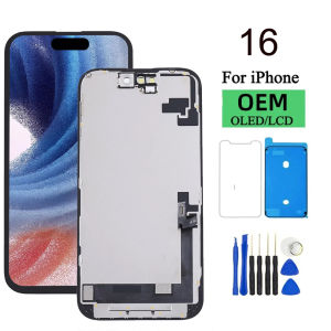 OLED Pantalla For IPhone 16 LCD Display Touch Digitizer Assembly With 3D Touch For IPhone 16 LCD Screen Replacement