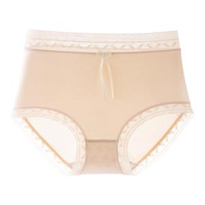 เอวสูง ผ้าไหม ผ้าซาติน ผู้หญิง ชุดชั้นในสบาย No-show ลูกไม้ ตัดแต่ง พลัสไซส์ สั้น กางเกง ระบายอากาศได้ดี ผ้าไนลอนแห้งเร็ว