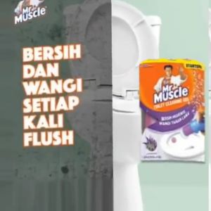 muscle toilet gel cleaning pembersih wc alat stater refill pewangi pengharum tempel kamar mandi rianpulsa