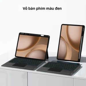 AJIUYU | Ốp Bàn Phím TouchPad Cho OnePlus Pad 3 Pro 13.2" OPPO Pad5 Pro Bao Da Máy Tính Bảng Tương Thích Với Bàn Phím Chống Sốc Chống Bụi Chất Liệu TPU