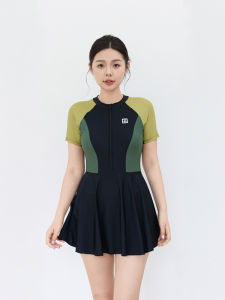 plus Size Sports Swimsuit Womens Cover up Slimming Loose Fit One Piece Swimwear for Swimming Lessons And Pool Activities