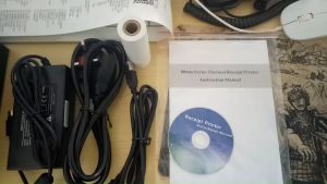 TOKAI เครื่องพิมพ์บิลใบเสร็จรับเงิน (Thermal printer) รุ่น WD-80K หน้ากว้างกระดาษ 80 มม. ความเร็วในการพิมพ์  300 มม./วินาที รองรับการเชื่อมต่อ USB+LAN - สีดำ