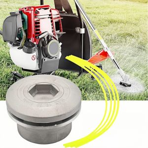 Trimmer Head Universal Aluminum String Trimmer Grass Brush Cutter String Set Spool Pack Electric Trimmer Strimmer Head Accessory