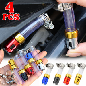 4PCS Motorcycle Drain Pipe Plug Color Silicone Universal Motorcycle Air Filter Drain Pipe Alloy Head Plug Modification Accessories