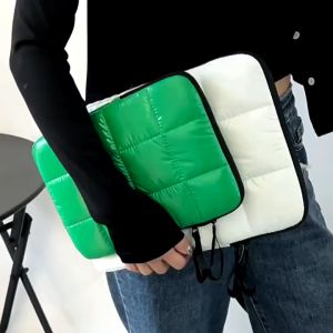 Poofy Laptop Bag Waterproof Puffy Laptop Sleeve Zipper 11-15 Inch