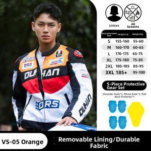 DUHAN | CE Protection Anti-fall Motorcycle Jacket All Seasons