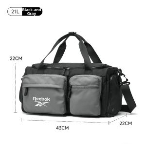 Reebok | Large Capacity Water Resistant Travel Bag for Sports Business Trip
