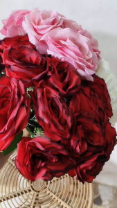 Bunga Rose Queen/Bunga Hias artificial/Bunga plastik