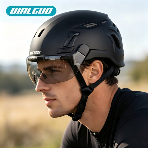 WALGUN K202 Safety Helmet Construction Work Electrician Climbing Work-at-height Goggle Lens Visor Ear Protection Hat