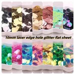 288pcs 10mm Sequins Flat Round Laser Sequin PVC Paillettes Sewing Wedding Craft DIY Handmade Garments Lentejuelas Accessories