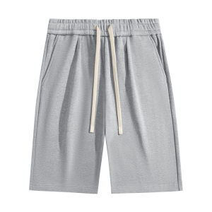 MiiOW | Pure Cotton Mens Shorts Comfortable Loose Fit Five-Quarter Length Casual Sporty Youthful Style Breathable Summer Wear