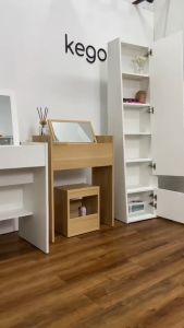 [Sản phẩm hoàn thiện] 4 Mẫu Tủ Bàn Phấn Trang Điểm Decor Có Gương Soi Đơn Giản Mà Đẹp KEGODA