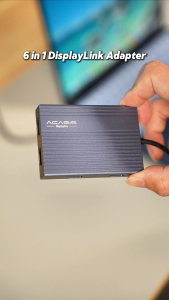 ACASIS DisplayLink Multi-Monitor Docking Station para sa M1/M2/M3 M-a-c: Dual HDMI 4K60Hz 100W PD Charging Disenyo ng Aluminyo