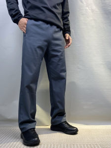Thickened Fleece Lined Straight Leg Casual Pants Mens Autumn Winter Commute Soft Shell Pants Warm Versatile Long Trousers