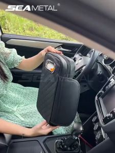 SEAMETAL Kotak Tisu Mobil Armrest Pad Mobil Console Box Storage Konsole Cover Tatakan Sandaran Tangan Memory Foam Premium Original Bantal Car Seat Organizer Original Universal