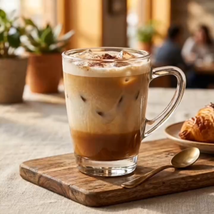 Cốc Thủy Tinh Pha Cafe Có Quai Cầm 300ml - Ly Quai Trong Suốt TG126 Đựng Nước Ép Trà Sữa Sang Trọng