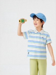 Purcotton | Antibacterial Breathable Pure Cotton Stripe T-Shirt
