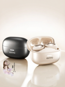 kinyo | Sleep Friendly Noise Cancelling Comfortable for Long Wear Sound Isolation Side Sleeping Comfortable Bluetooth Earphones