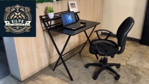 TaffHOME Meja Belajar Laptop Lipat Foldable Computer Desk - BL-A53 | Meja Lipat Serbaguna | Meja Laptop Ergonomis | Meja Belajar Minimalis | Hemat Ruang | Praktis|