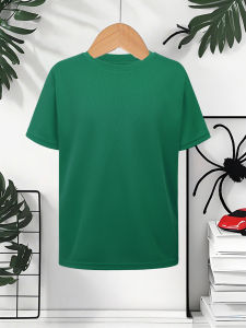 2026 summer mens casual loose plus size printed sports comfortable round neck short sleeved T-shirt
