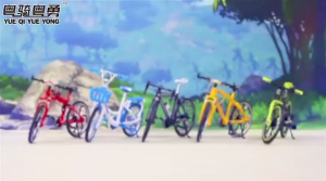 ของเล่น จักรยานจำลอง 1/10 โมเดลรถจักรยานเสือภูเขาของเล่นสําหรับเด็ก