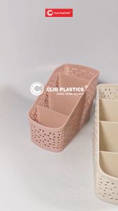 CLIO Keranjang Plastik Serbaguna Lavender - Storage Tempat Sendok 6pcs