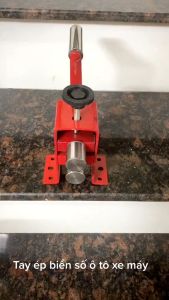 Máy ép biển số xe máy ô tô KOSO (ép mica chống nước) chất liệu sắt nguyên khối phun sơn tĩnh điện điện cao cấp