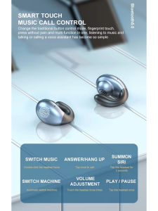 หูฟังบลูทูธขนาดเล็กหูฟังไร้สายหูฟังสำหรับเล่นกีฬา