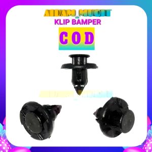 20 BIJI KLIP BUMPER MOBIL AVANZA KLIP BUMPER MOBIL KLIP PLASTIK BUMPER MOBIL TOYOTA KLIP TANCAP SPAKBOR MOBIL KLIP MOBIL UNIVERSAL UKURAN 8MM Car