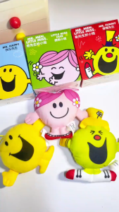 2025 McDonalds Mr. Men and Little Miss toys plush dolls Mr. Men and Little Miss bag pendants pendants figurines and ornaments McDonalds Happy Meal toys