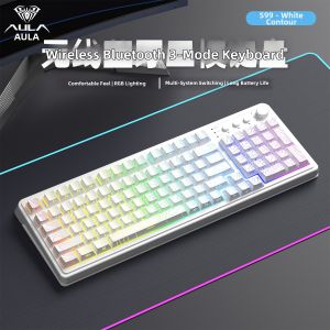 AULA | Bluetooth Multi-Mode Aesthetic Mechanical Feeling Keyboard Mouse Set