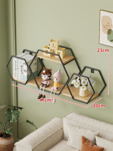 evesigar | Wall Mounted Iron Decorative Shelf