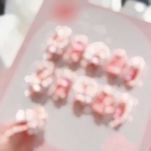 Z1028 ลายใหม่พร้อมส่ง เล็บปลอมสําเร็จรูป พร้อมกาวน้ำ อุปกรณ์ติดครบชุด เล็บปลอมกันน้ำ สวยปังเริ่ด