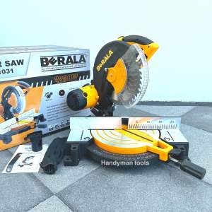 Berala BL-1031 แท่นตัด แท่นตัดองศา เลื่อยไฟฟ้า ขนาด 10 นิ้ว ทองแดงแท้ 100% รุ่นงานหนัก 2200W ตัดไม้ ตัดเหล็ก ตัดอลูมิเนียม ฟรี ใบเลื่อยตัดไม้